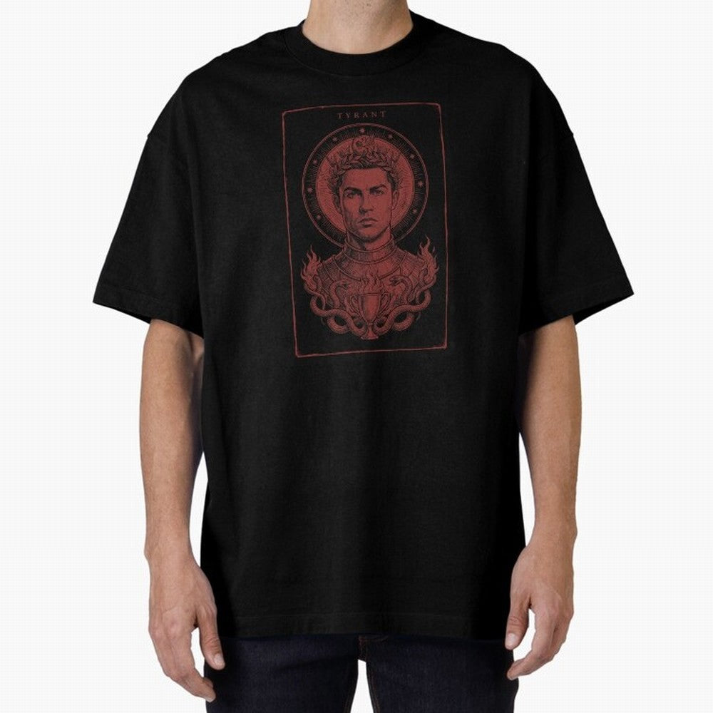Ronaldo ¡ª The Relentless Ascendant Oversized T-Shirt Enjoy Global Football Passion for FIFA World Cup 2026 Group Stage, Built around Haaland and Mbappe, Portugal, Sports Nostalgia, International Competition, Famous Players and Unforgettable