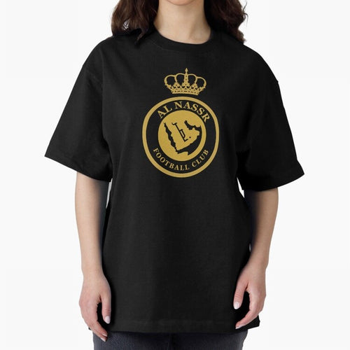 Al-Nassr Football Club - Oversized T-Shirt Relive Legendary Nights from Match Day Hype around FIFA World Cup 2026, Neymar, Netherlands, Football Festival Excitement, Trophy Ambitions, Country Rivalries and Star Player Buzz; Great for Supporters Who