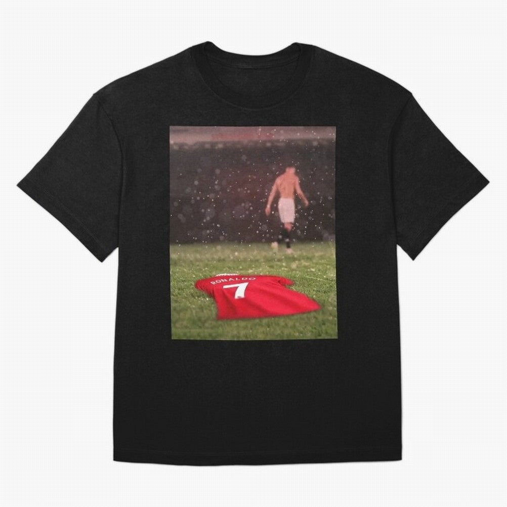 Cristiano Ronaldo Oversized T-Shirt Represent Football Lovers during FIFA World Cup 2026 Group Stage for Fans of Mbappe and Neymar and Brazil, Bringing Vintage Soccer Flavor, Modern Football Stars, National Flags and Final Night Emotion; Ideal for