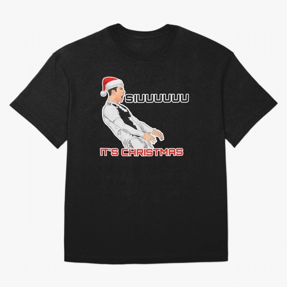 Siuuuuuu CR7 Christmas funny Oversized T-Shirt Refresh FIFA World Cup 2026 Spirit, with Portugal, Messi, Game Day Rituals, Football Legends, Country Pride and the Road to the Final; Perfect for Fans, Collectors, Family Gatherings, Watch Parties and