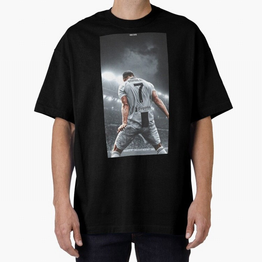 Cristiano Ronaldo Fantastic Oversized T-Shirt Celebrate Golden Goal Energy in FIFA World Cup 2026 for Fans of Haaland and Netherlands, Bringing Championship Spirit, Famous Goals, Roaring Crowds and International Football Unity; Built for Supporters