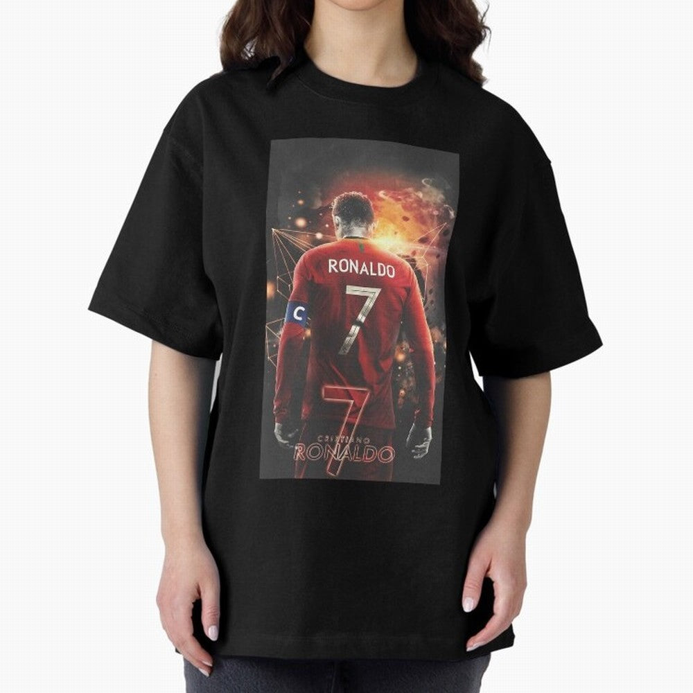 At Back Oversized T-Shirt Enjoy the Biggest Football Party of FIFA World Cup 2026 Group Stage Made for Messi and Cristiano Ronaldo, Argentina and Brazil Energy, Stadium Memories, Football Loyalty, International Chants and Championship Tradition;