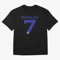 Ronaldo 7 Al-Nassr Football Club - Oversized T-Shirt Follow the Final Road of FIFA World Cup 2026 Group Stage for Fans of Messi and Cristiano Ronaldo and Portugal, Bringing Stadium Chants, National Pride, Trophy Dreams and Unforgettable Football