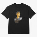 Cristiano Ronaldo digital art Oversized T-Shirt Enjoy the Biggest Football Party of Global Football Passion for FIFA World Cup 2026 USA Canada Mexico, Driven by CR7 and Messi, Spain and Netherlands, Goal Celebration Energy, Supporter Heritage,