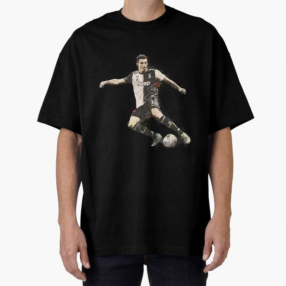 Cristiano Ronaldo Oversized T-Shirt Feel FIFA World Cup 2026 USA Canada Mexico for Fans of Mbappe and Netherlands, Bringing Football History, Final Match Energy, Crowd Noise and Once in a Lifetime Moments; Ideal for Passionate Fans Who Love