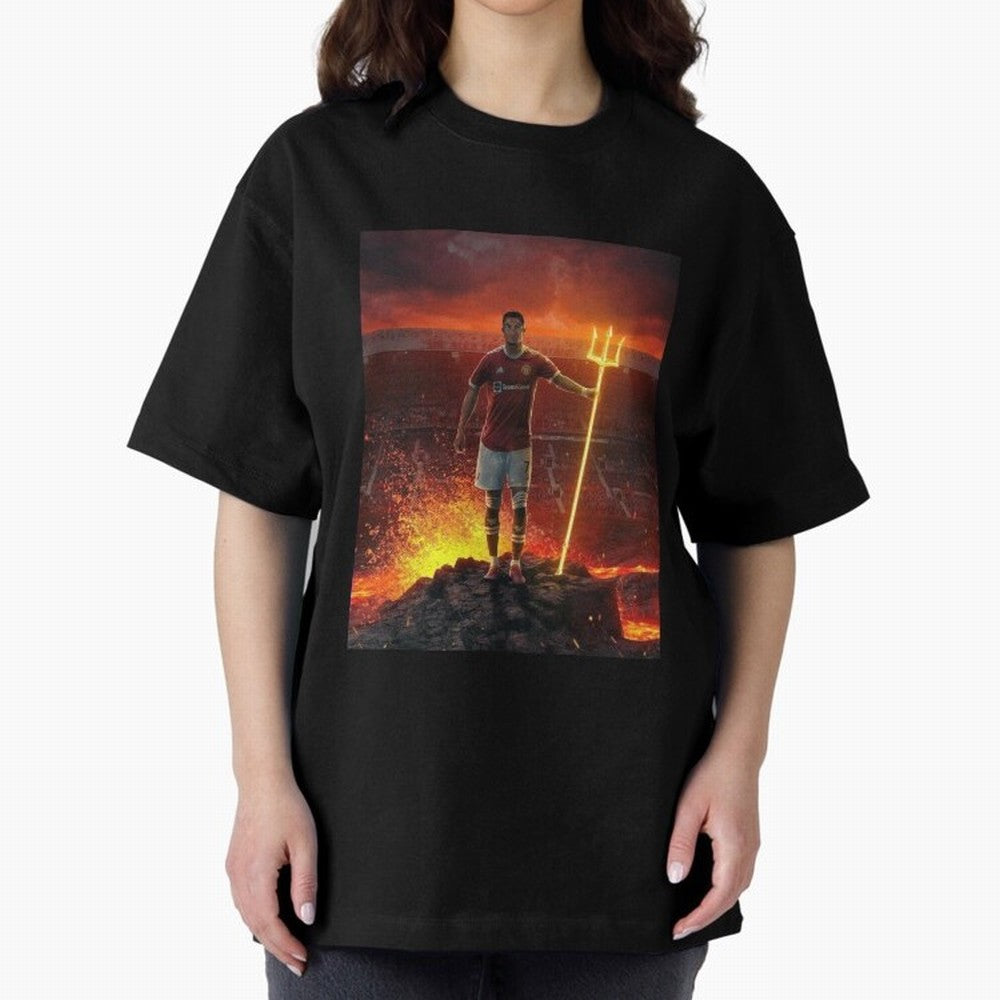 CR7 Art iPhone casss Oversized T-Shirt Cheer for FIFA World Cup 2026 Group Stage for Fans of Haaland and England, France and Netherlands, Bringing Match Day Excitement, Supporter Culture, Golden Goals and Global Football Passion; Great for Watch