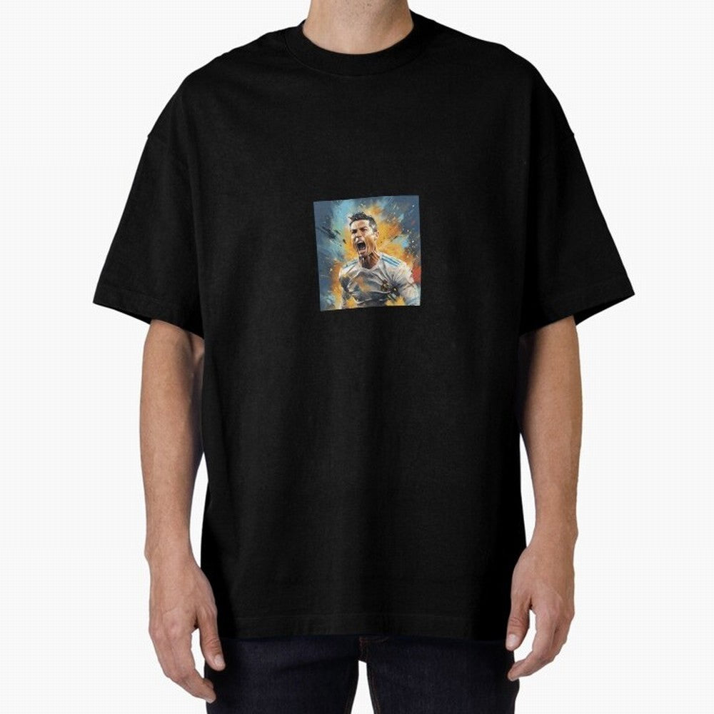 Cristiano Ronaldo Oversized T-Shirt Treasure FIFA World Cup 2026 USA Canada Mexico Built around Neymar, England, France and Netherlands Energy, Stadium Chants, National Pride, Trophy Dreams and Unforgettable Football Memories; Ideal for Fans Who