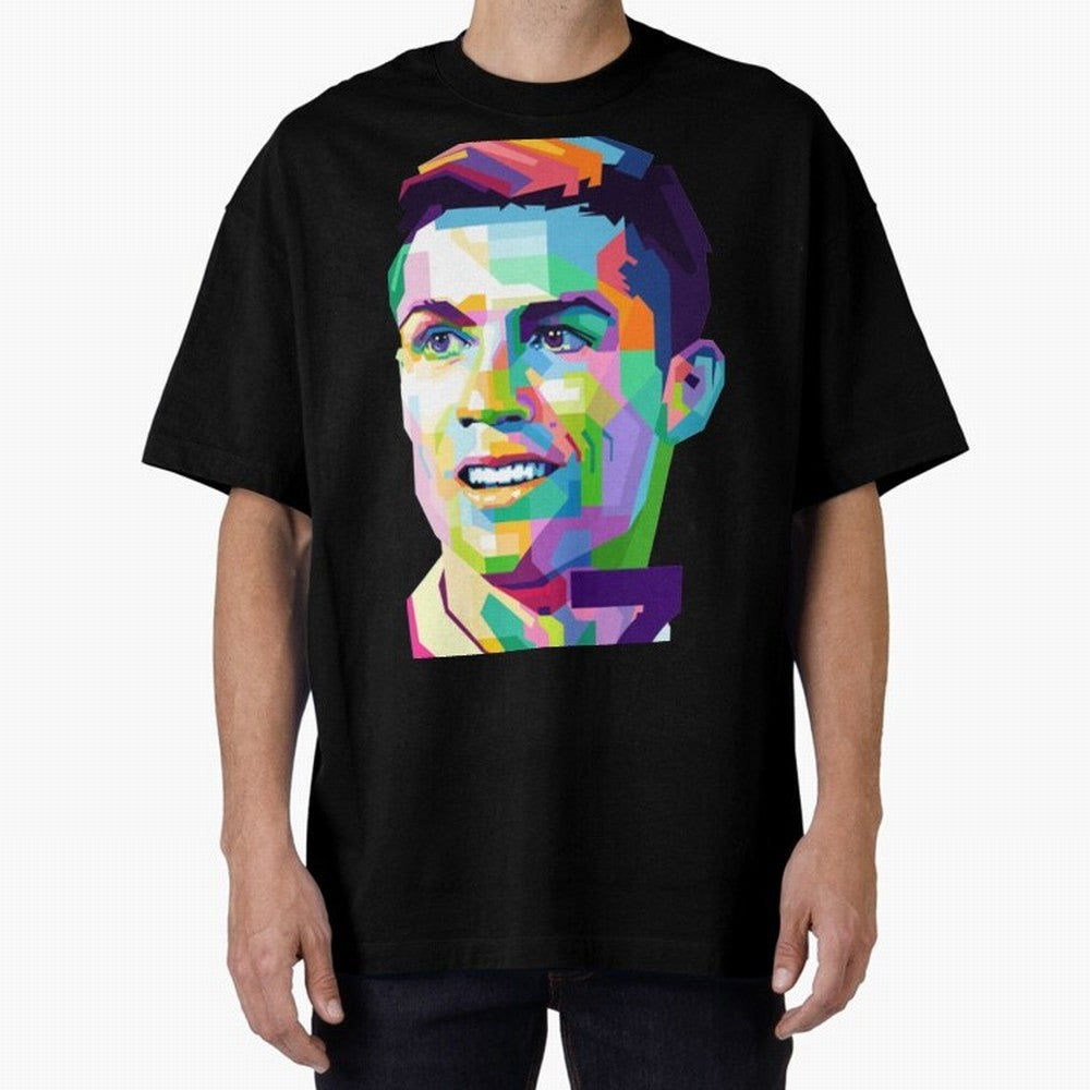 Cristiano Ronaldo CRISTIANO RONALDO 7 Oversized T-Shirt Feel the Trophy Chase of Match Day Hype around FIFA World Cup 2026 Group Stage, Haaland, France, Football History, Final Match Energy, Crowd Noise and Once in a Lifetime Moments; Great for