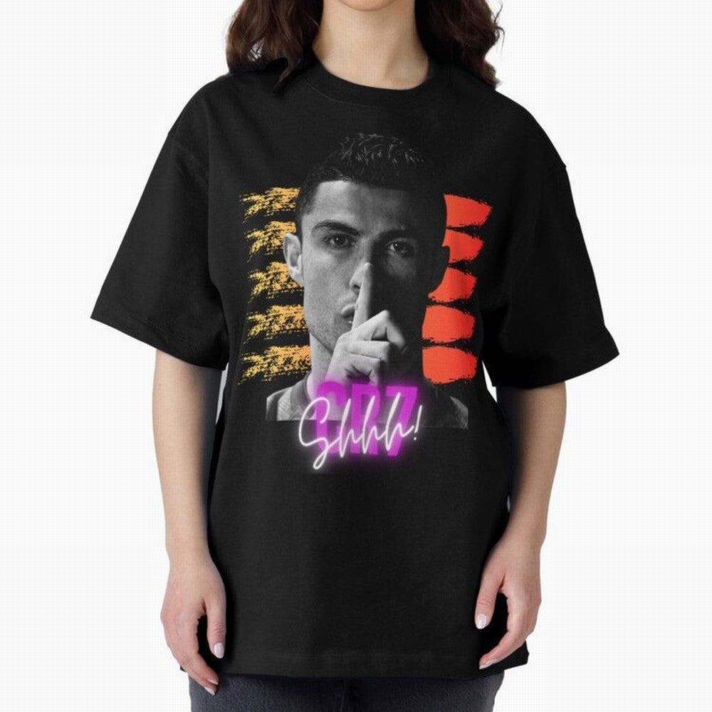Cristiano Ronaldo cr7 Oversized T-Shirt Create the FIFA World Cup 2026 Group Stage Journey through CR7 and Messi Highlights, France Pride, Champion Mindset, Group Stage Buzz, Knockout Tension and Passionate Fan Culture; Perfect for Fans,