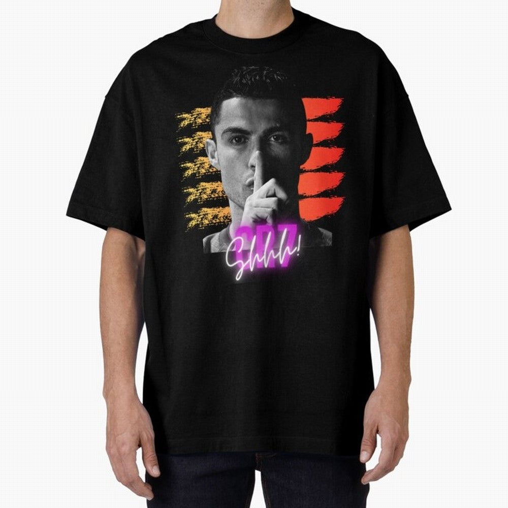 Cristiano Ronaldo cr7 Oversized T-Shirt Create the FIFA World Cup 2026 Group Stage Journey through CR7 and Messi Highlights, France Pride, Champion Mindset, Group Stage Buzz, Knockout Tension and Passionate Fan Culture; Perfect for Fans,