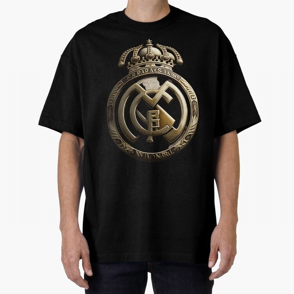 Madrid Oversized T-Shirt Elevate Match Day Hype around FIFA World Cup 2026 Group Stage, Messi, Neymar and Mbappe, Argentina and Brazil, Tournament Hype, Historic Matchups, Family Viewing Parties and Global Sports Pride; Perfect for Fans,