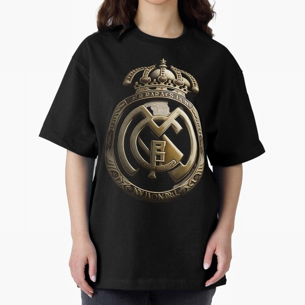 Madrid Oversized T-Shirt Elevate Match Day Hype around FIFA World Cup 2026 Group Stage, Messi, Neymar and Mbappe, Argentina and Brazil, Tournament Hype, Historic Matchups, Family Viewing Parties and Global Sports Pride; Perfect for Fans,