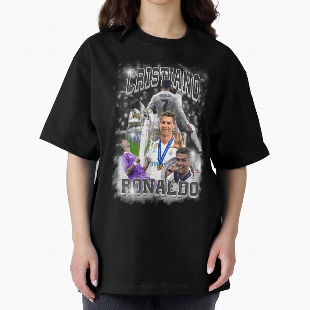 Cristiano Ronaldo Oversized T-Shirt Represent Fans Who Live for the FIFA World Cup 2026 Group Stage Journey through Messi and Cristiano Ronaldo Highlights, Germany Pride, Global Supporter Spirit, Legendary Goals, National Colors and Tournament
