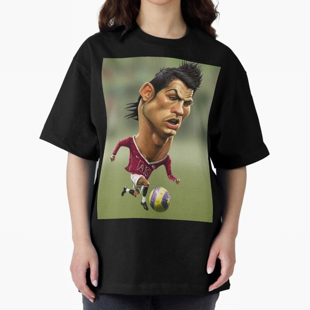 CR7 Cristiano Oversized T-Shirt Elevate Match Day Hype around FIFA World Cup 2026, CR7 and Messi, Germany, Retro Football Energy, Iconic Rivalries, Trophy Chase Drama and Stadium Atmosphere; Perfect for Supporters Who Want Bold Football Energy,