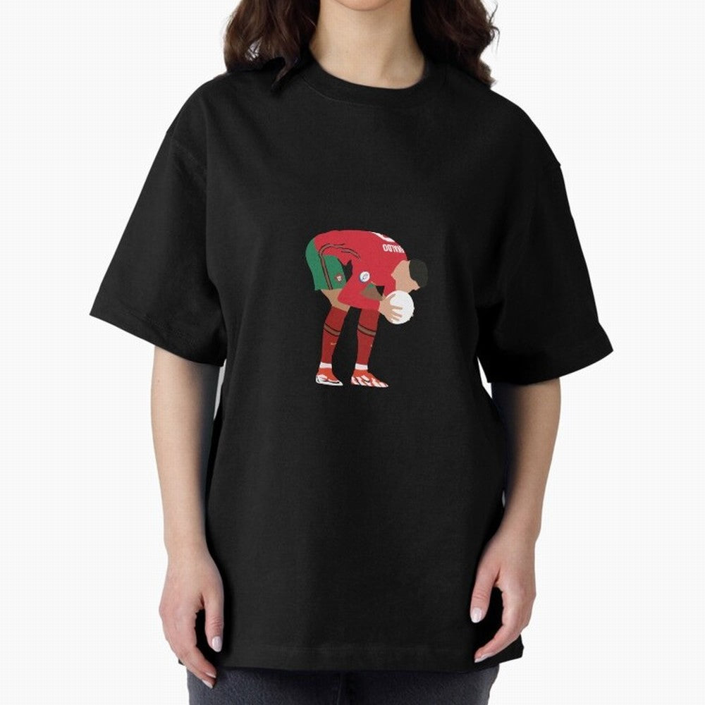 cristiano ronaldo ball kiss Oversized T-Shirt Capture Stadium Memories from FIFA World Cup 2026 Group Stage Spirit, Inspired by Netherlands, Messi, Stadium Memories, Football Loyalty, International Chants and Championship Tradition; Perfect for