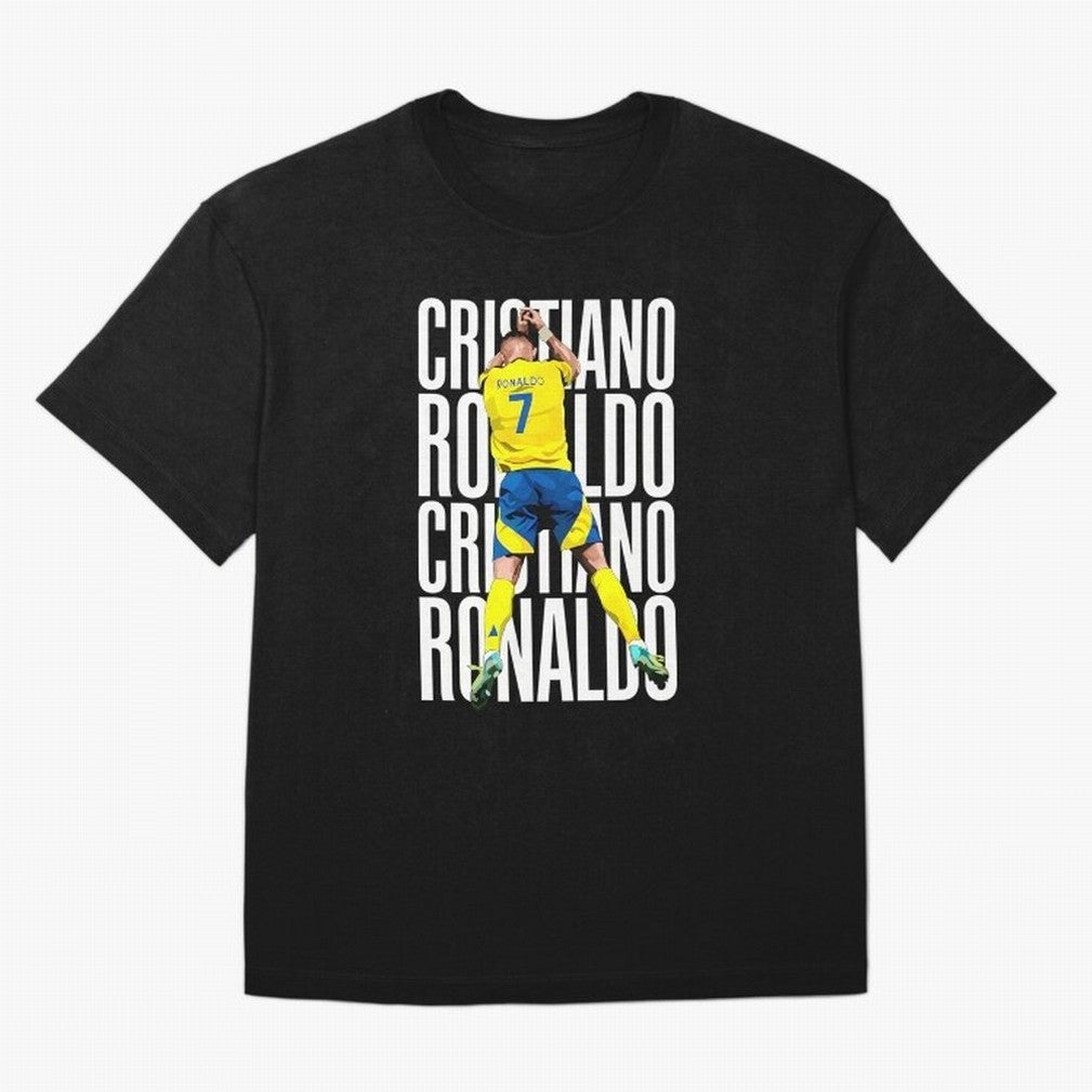 Cristiano Ronaldo Siuuuu Celebration Oversized T-Shirt Upgrade FIFA World Cup 2026 for Fans of CR7 and England, Bringing Sports Nostalgia, International Competition, Famous Players and Unforgettable Victories; Great for Watch Parties, Sports Bars,