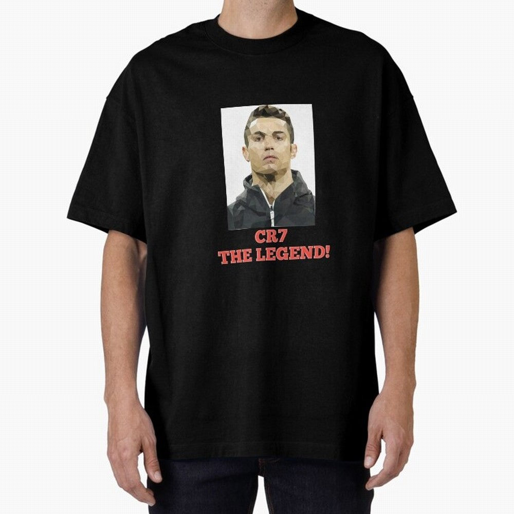 Cristiano Ronaldo Fantasy CR7 T Shirt Oversized T-Shirt Represent Football Lovers during FIFA World Cup 2026 Group Stage for Fans of Messi, CR7 and Mbappe and Portugal, Bringing Vintage Soccer Flavor, Modern Football Stars, National Flags and Final