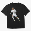 Cristiano Ronaldo Oversized T-Shirt Back Your Heroes with FIFA World Cup 2026 Group Stage Highlighting Messi, CR7 and Mbappe, England Energy, Supporter Pride, Iconic Celebrations, Legendary Names and Global Match Day Energy; Ideal for Fans Who
