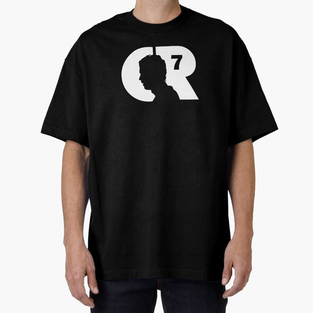 Cr7 Cristiano Ronaldo 7 Oversized T-Shirt Show Passion for the Stars of Match Day Hype around FIFA World Cup 2026 Group Stage, Mbappe, Brazil, Portugal and Argentina, Sports Nostalgia, International Competition, Famous Players and Unforgettable