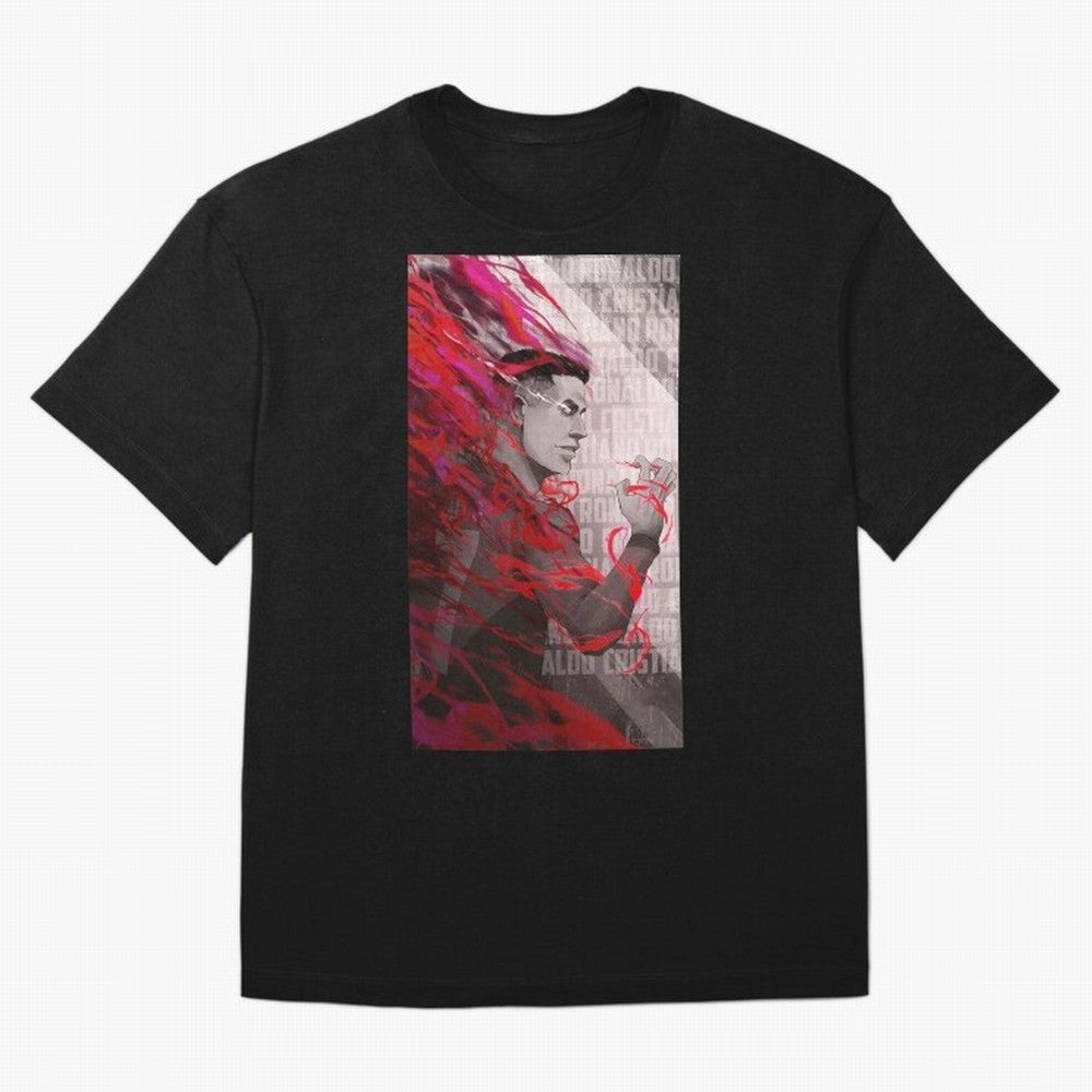 Cristiano Ronaldo x Blue Lock Oversized T-Shirt Celebrate the Magic of FIFA World Cup 2026 for Fans of Cristiano Ronaldo and Argentina and Brazil, Bringing Fan Favorite Moments, National Team Passion, Big Match Drama and Soccer History; Great for