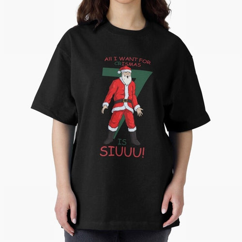 All I want for Christmas is Siuuuu Oversized T-Shirt Elevate FIFA World Cup 2026 Group Stage Built around Cristiano Ronaldo, Haaland and CR7, Brazil Energy, Tournament Hype, Historic Matchups, Family Viewing Parties and Global Sports Pride; Ideal