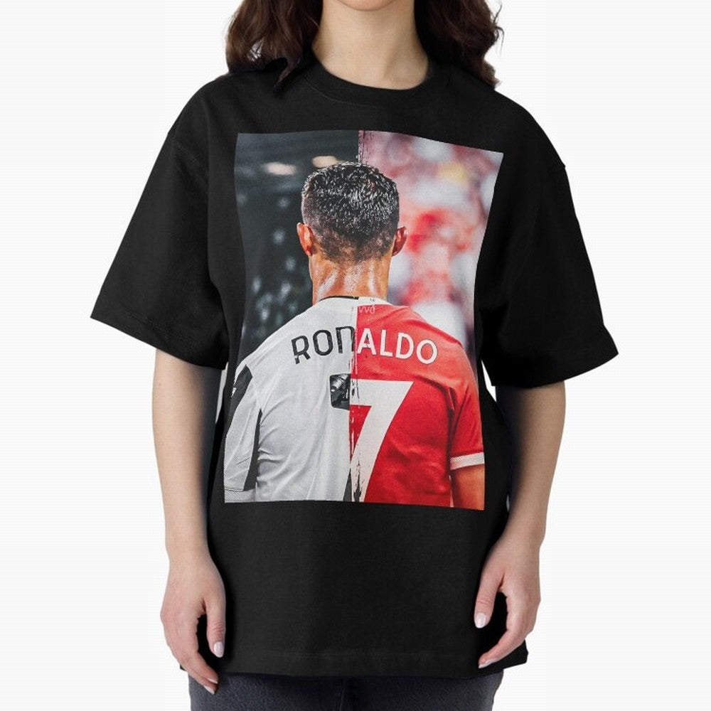 Cristiano Ronaldo , Manchester Star , Football Poster 2122 Star Oversized T-Shirt Live for the Drama of FIFA World Cup 2026 for Fans of Neymar and Brazil, Bringing Fan Favorite Moments, National Team Passion, Big Match Drama and Soccer History;
