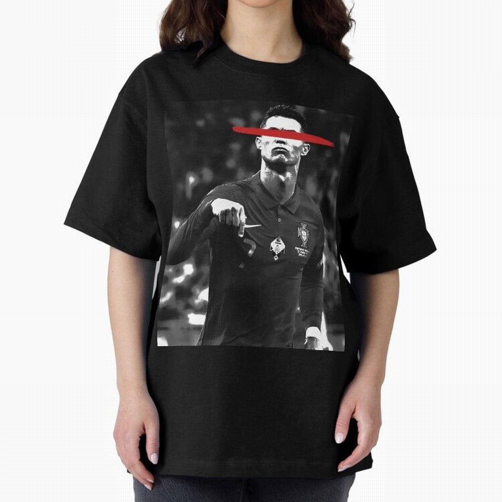 Cristiano in Rubrum Plaga Oversized T-Shirt Carry the Colors and Pride of FIFA World Cup 2026 Group Stage Made for Haaland and Mbappe, Germany Energy, Match Day Excitement, Supporter Culture, Golden Goals and Global Football Passion; Made for