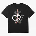 CR7 Oversized T-Shirt Follow the Road to FIFA World Cup 2026 for Fans of Messi and Cristiano Ronaldo and France and Portugal, Bringing Football Passion, Legendary Performances, Festival Vibes and Supporter Community; Ideal for Passionate Fans Who