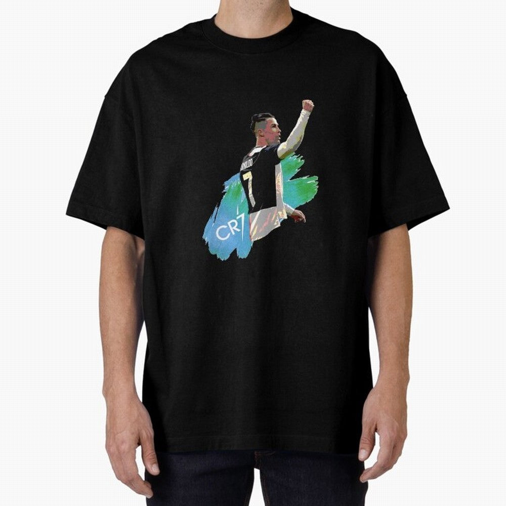 Cristiano Ronaldo Oversized T-Shirt Experience the Global Stage of FIFA World Cup 2026 USA Canada Mexico for Fans of Messi, Neymar and Mbappe and France and Portugal, Bringing Stadium Chants, National Pride, Trophy Dreams and Unforgettable Football
