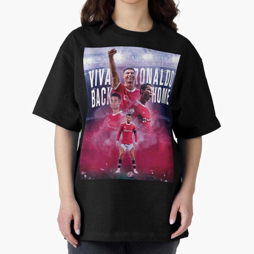 Cristiano Ronaldo Cr7 The Legend Of Manchester United , Ronaldo Gifts, Ronaldo Best Selling , Ronald Oversized T-Shirt Turn Football Passion into Global Football Passion for FIFA World Cup 2026 USA Canada Mexico, Filled with Messi, Germany, Goal