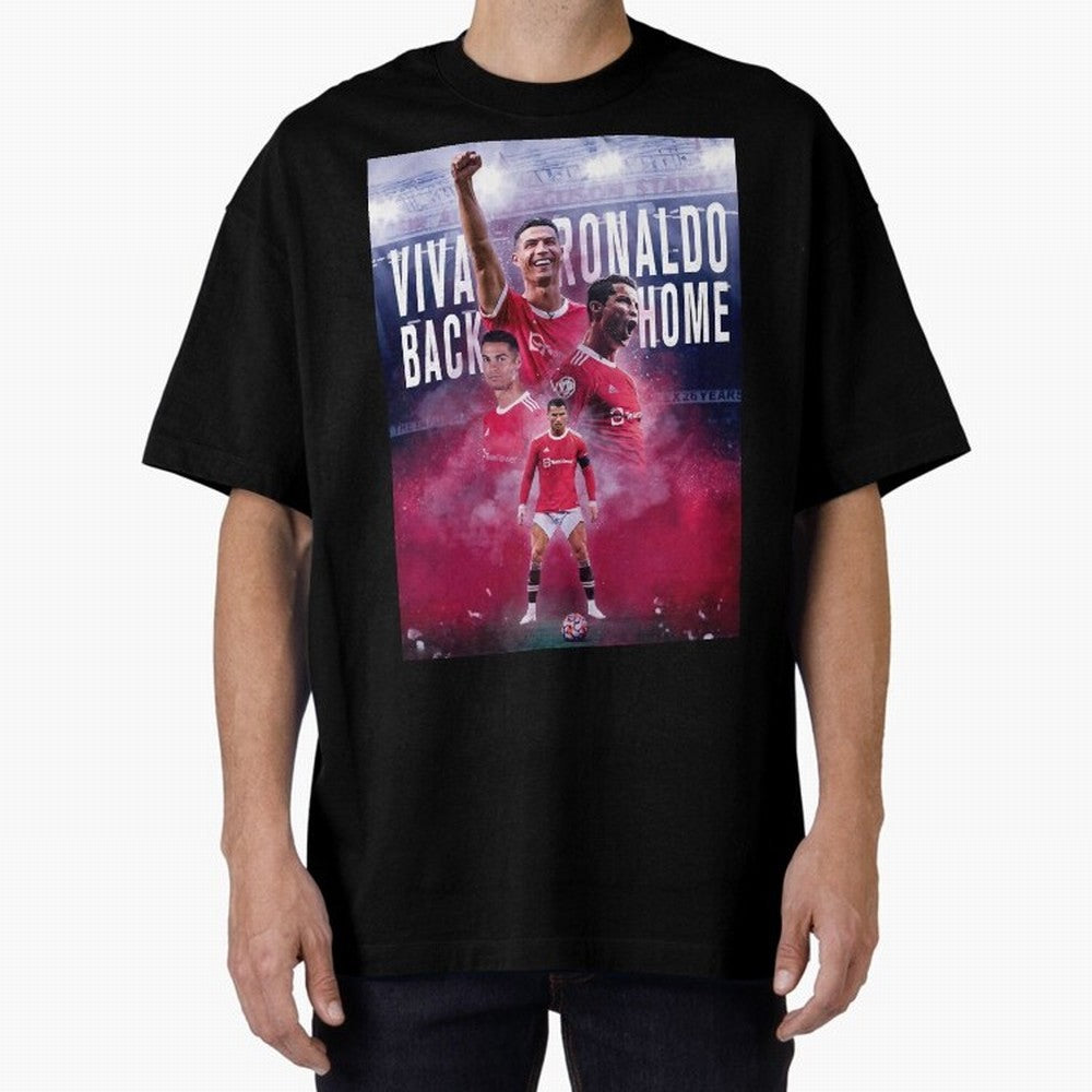 Cristiano Ronaldo Cr7 The Legend Of Manchester United , Ronaldo Gifts, Ronaldo Best Selling , Ronald Oversized T-Shirt Turn Football Passion into Global Football Passion for FIFA World Cup 2026 USA Canada Mexico, Filled with Messi, Germany, Goal