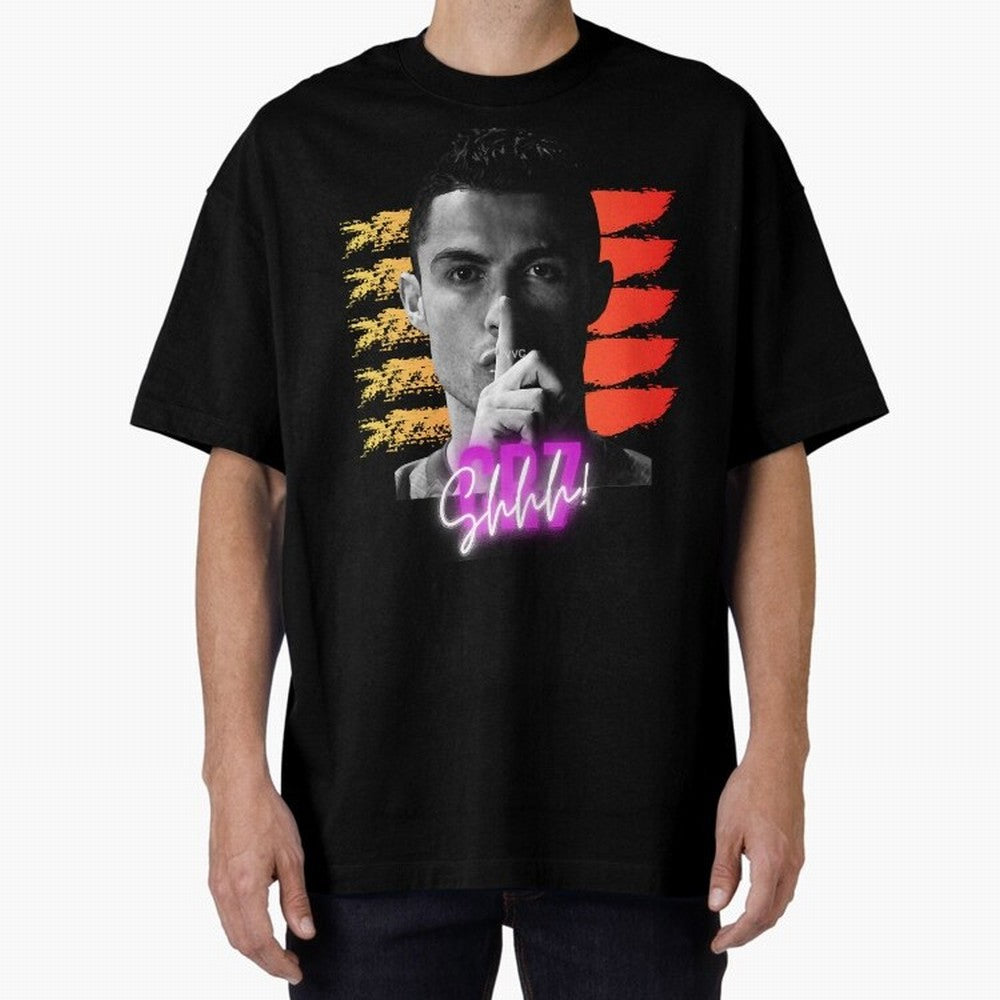 Cristiano Ronaldo cr7 portugal Oversized T-Shirt Keep Football History Alive during the FIFA World Cup 2026 Journey through Cristiano Ronaldo Highlights, Portugal, Spain and Germany Pride, Retro Football Energy, Iconic Rivalries, Trophy Chase Drama