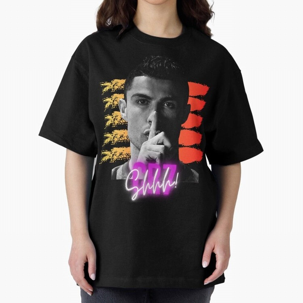 Cristiano Ronaldo cr7 portugal Oversized T-Shirt Keep Football History Alive during the FIFA World Cup 2026 Journey through Cristiano Ronaldo Highlights, Portugal, Spain and Germany Pride, Retro Football Energy, Iconic Rivalries, Trophy Chase Drama