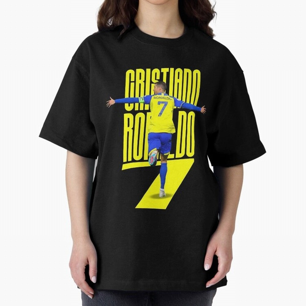 cristiano ronaldo 7 Oversized T-Shirt Experience FIFA World Cup 2026 for Fans of Haaland and Brazil, Portugal and Argentina, Bringing Fan Favorite Moments, National Team Passion, Big Match Drama and Soccer History; Ideal for Fans Who Follow Messi,