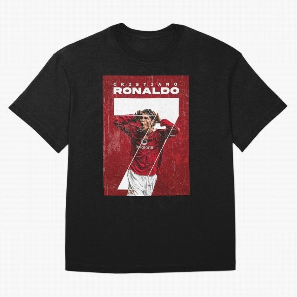 Cristiano Ronaldo Oversized T-Shirt Bring International Match Energy to Global Football Passion for FIFA World Cup 2026 USA Canada Mexico, Celebrating Messi and Cristiano Ronaldo, Argentina, France and Brazil, Vintage Soccer Flavor, Modern Football