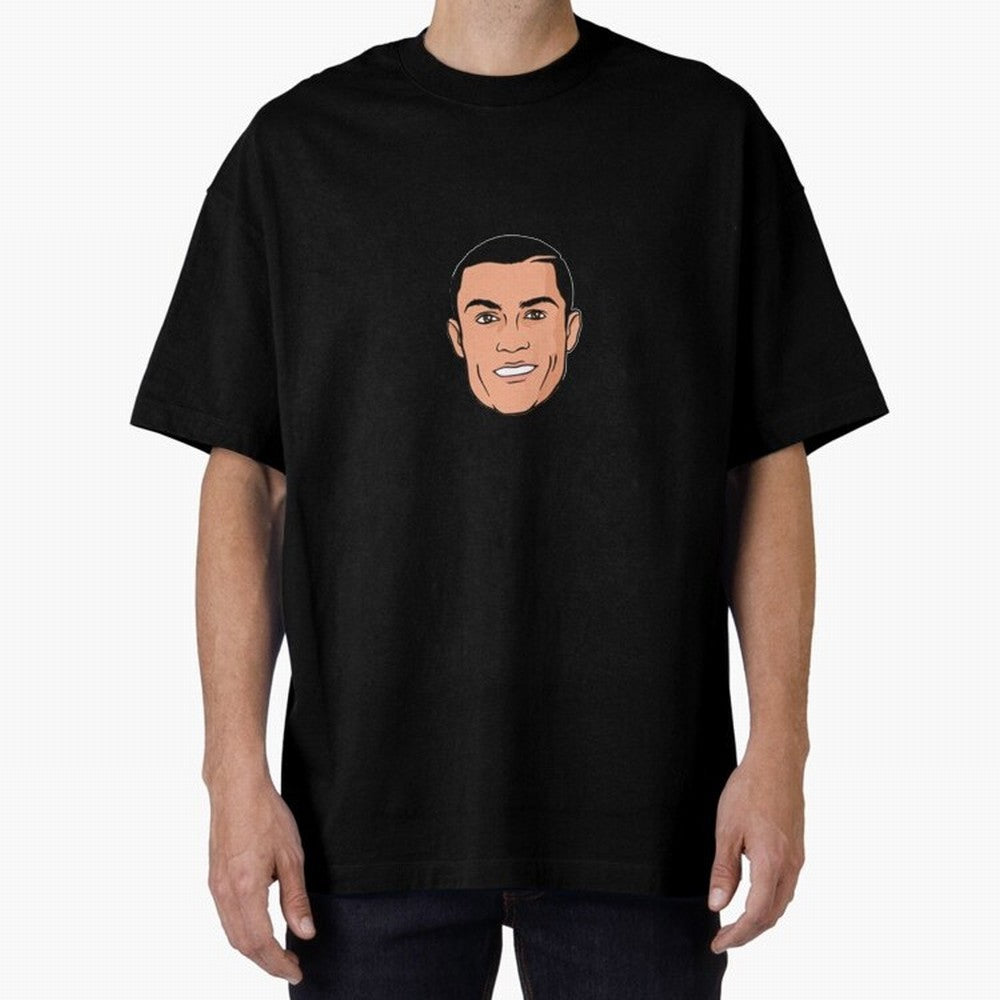 CR7 , Cristiano Ronaldo fan-art Oversized T-Shirt Join Supporters Worldwide for FIFA World Cup 2026 USA Canada Mexico Connected to Mbappe, England, France and Netherlands Energy, Football History, Final Match Energy, Crowd Noise and Once in a