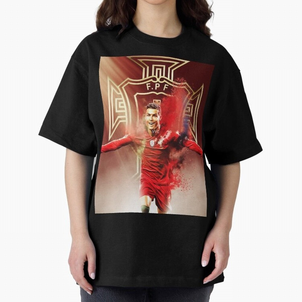 CR>7 Por Oversized T-Shirt Support the Legends of FIFA World Cup 2026 Group Stage Filled with Haaland, Portugal, Spain and Germany Energy, Champion Mindset, Group Stage Buzz, Knockout Tension and Passionate Fan Culture; Perfect for People Who Love