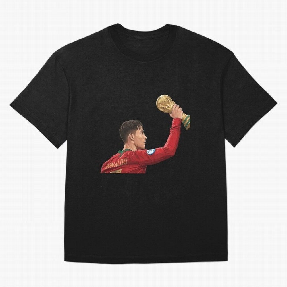 Cristiano Ronaldo Oversized T-Shirt Feel International Energy from the FIFA World Cup 2026 USA Canada Mexico Journey through CR7 Highlights, England, France and Netherlands Pride, Sports Nostalgia, International Competition, Famous Players and
