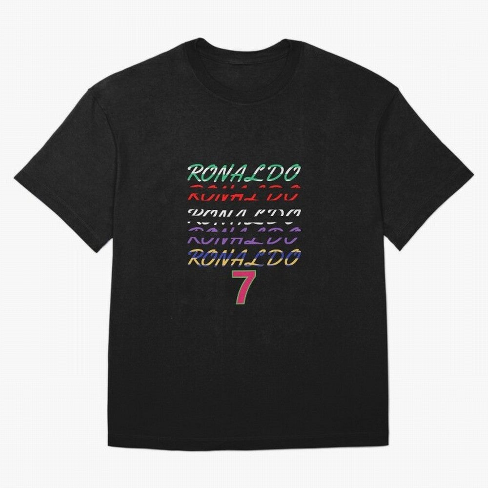 WITH CR7 RONALDO - ALL CAREER Oversized T-Shirt Fuel the Hype around FIFA World Cup 2026 for Fans of CR7 and Portugal, Spain and Germany, Bringing Match Day Excitement, Supporter Culture, Golden Goals and Global Football Passion; Ideal for