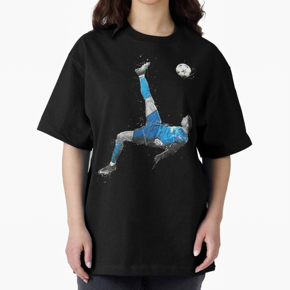 Cristiano Ronaldo Oversized T-Shirt Bring Legendary Rivalry Energy to Global Football Passion for FIFA World Cup 2026 Group Stage, Connected to Neymar, Haaland and Cristiano Ronaldo, Brazil, Portugal and Argentina, Match Day Excitement, Supporter