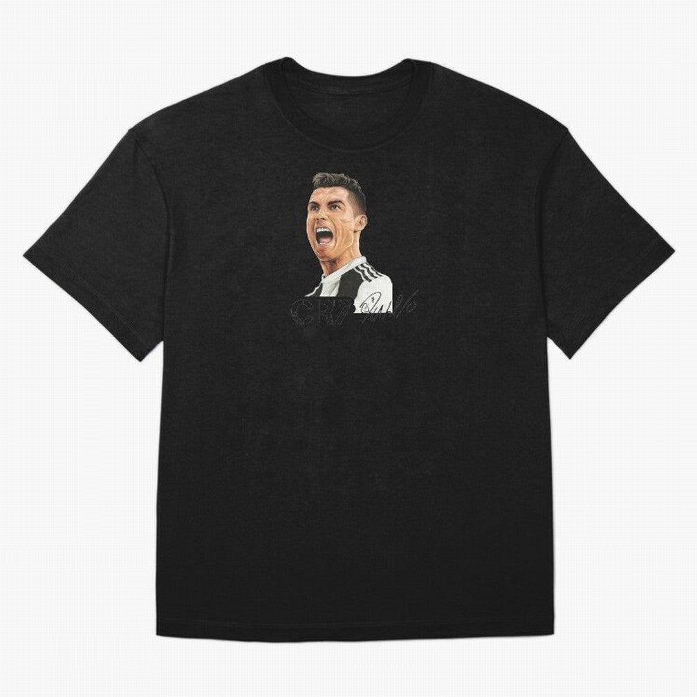 Cr7 Cristiano Ronaldo 7 Oversized T-Shirt Represent the Passion of Global Football Passion for FIFA World Cup 2026 USA Canada Mexico, Made for Messi, CR7 and Mbappe, Portugal, Vintage Soccer Flavor, Modern Football Stars, National Flags and Final