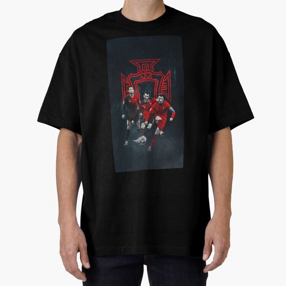 Art CR7 Wallpaper Oversized T-Shirt Bring Champion Energy into the FIFA World Cup 2026 USA Canada Mexico Journey through Mbappe Highlights, France Pride, Football Festival Excitement, Trophy Ambitions, Country Rivalries and Star Player Buzz;