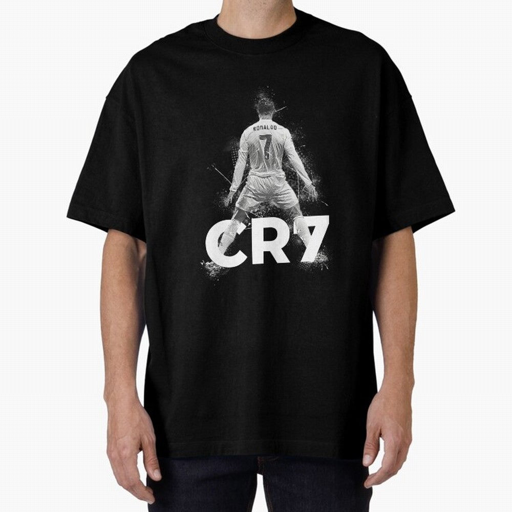 Cristiano Ronaldo CR7 Oversized T-Shirt Keep the Match Day Mood of FIFA World Cup 2026 Group Stage Spirit, Capturing Germany, Cristiano Ronaldo, Global Supporter Spirit, Legendary Goals, National Colors and Tournament Celebration; Created for Match