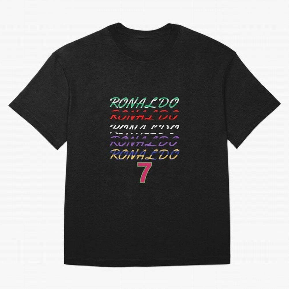 LOVE CR7 RONALDO - ALL CAREER Oversized T-Shirt Celebrate Every Goal in FIFA World Cup 2026 USA Canada Mexico Spirit, Capturing Spain and Netherlands, Neymar, Game Day Rituals, Football Legends, Country Pride and the Road to the Final; Ideal for