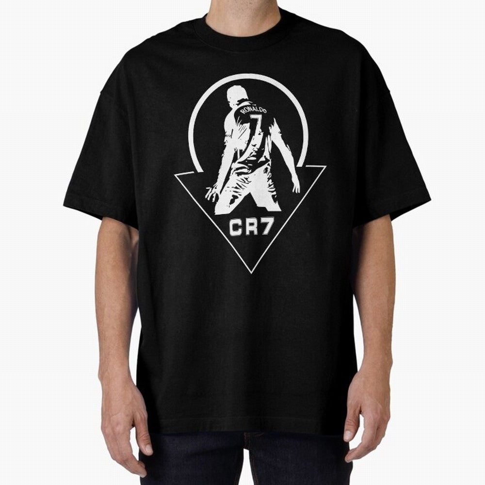 C R 7 Oversized T-Shirt Follow the Road to FIFA World Cup 2026 Spirit, Made for Spain and Netherlands, CR7 and Messi, Supporter Pride, Iconic Celebrations, Legendary Names and Global Match Day Energy; Ideal for Fans Who Follow Messi, Cristiano