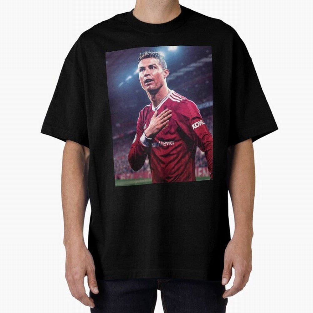 Cristiano Ronaldo New Oversized T-Shirt Celebrate Football Dreams Across the FIFA World Cup 2026 Journey through Messi, Neymar and Mbappe Highlights, Brazil Pride, Champion Mindset, Group Stage Buzz, Knockout Tension and Passionate Fan Culture;