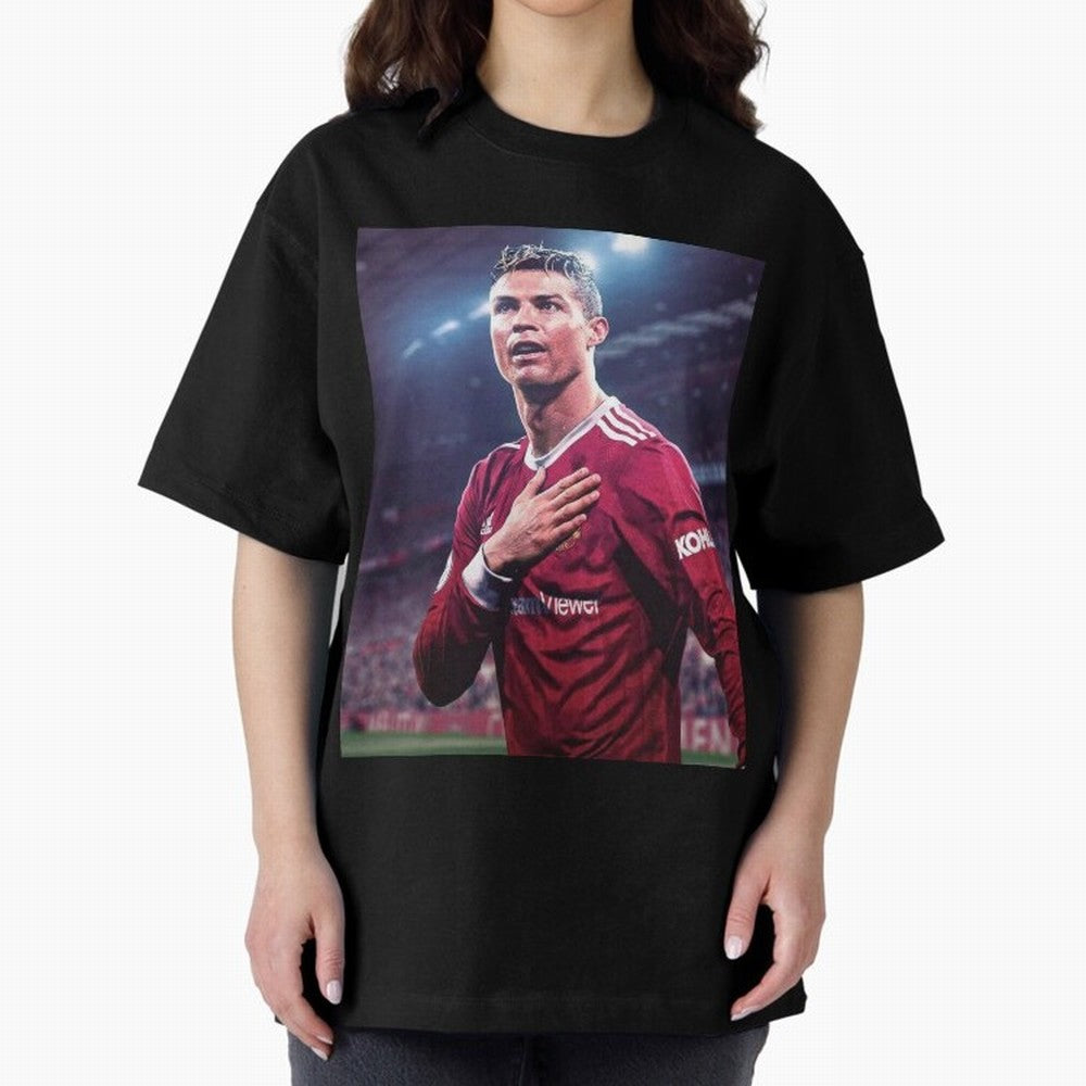 Cristiano Ronaldo New Oversized T-Shirt Celebrate Football Dreams Across the FIFA World Cup 2026 Journey through Messi, Neymar and Mbappe Highlights, Brazil Pride, Champion Mindset, Group Stage Buzz, Knockout Tension and Passionate Fan Culture;