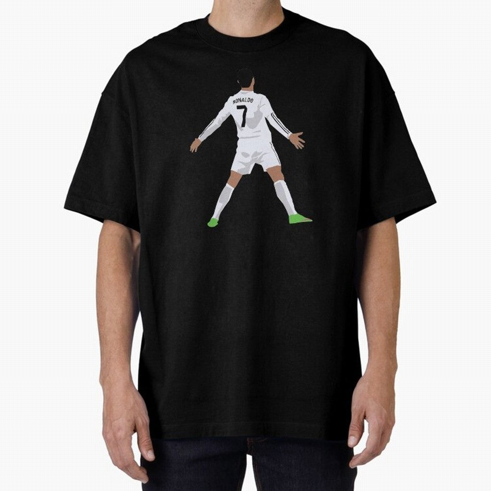Cristiano Ronaldo Oversized T-Shirt Show Your Love for FIFA World Cup 2026 Group Stage for Fans of Messi, CR7 and Mbappe and England, France and Netherlands, Bringing Classic Soccer Heritage, Championship Pressure, Fan Loyalty and International