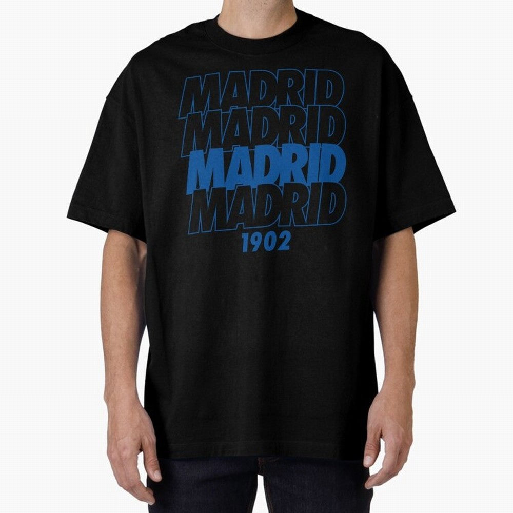 Real Madrid Oversized T-Shirt Create FIFA World Cup 2026 Group Stage for Fans of Messi, CR7 and Mbappe and England, Bringing Football Passion, Legendary Performances, Festival Vibes and Supporter Community; Ideal for Passionate Fans Who Love