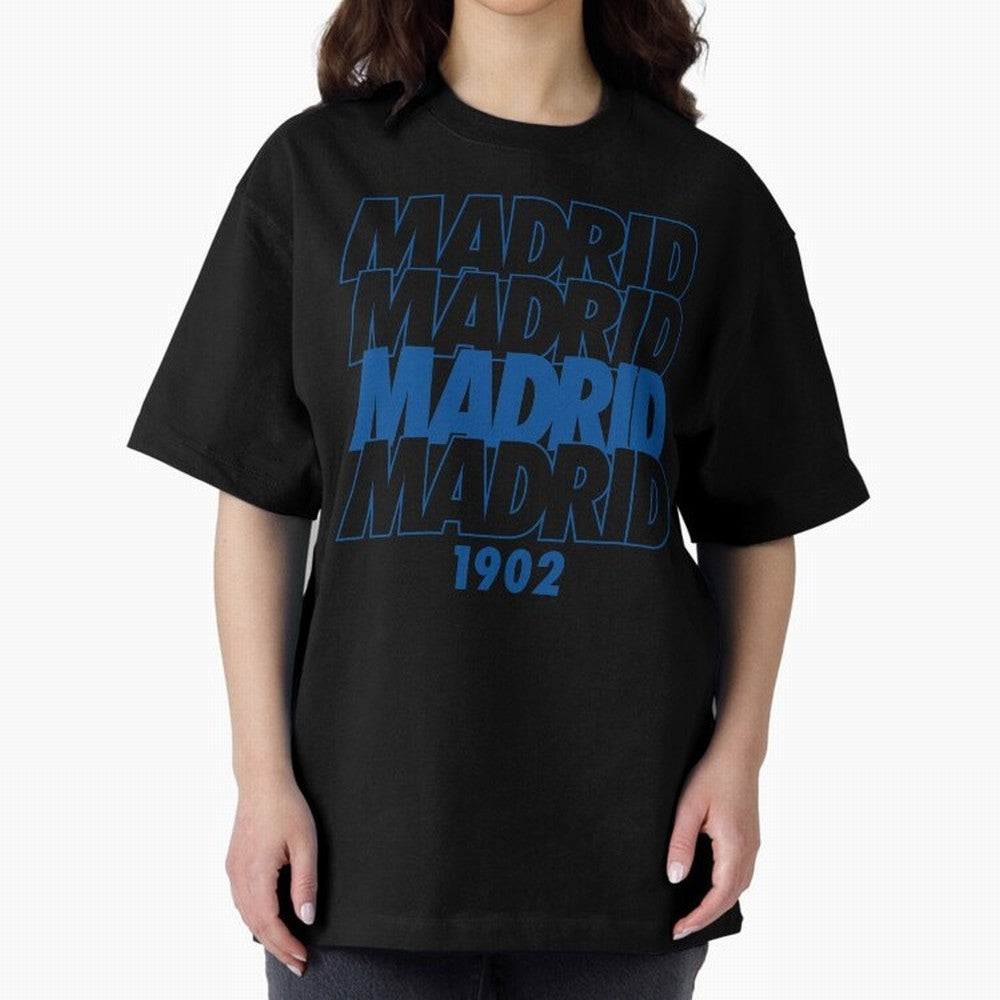 Real Madrid Oversized T-Shirt Create FIFA World Cup 2026 Group Stage for Fans of Messi, CR7 and Mbappe and England, Bringing Football Passion, Legendary Performances, Festival Vibes and Supporter Community; Ideal for Passionate Fans Who Love